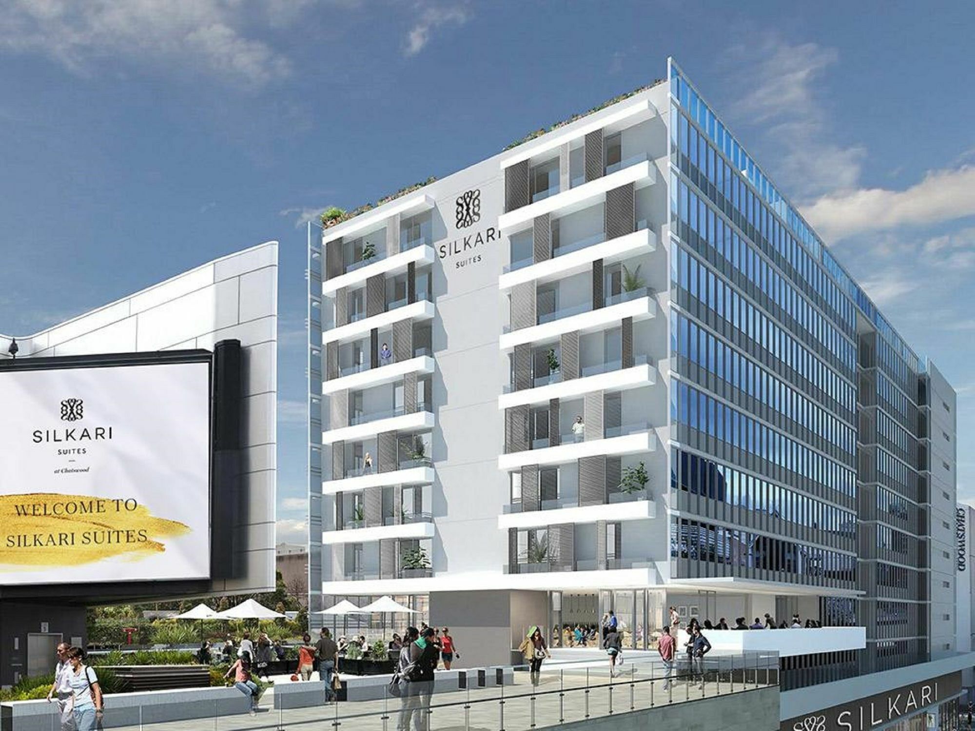 Silkari Suites At Chatswood Sydney Eksteriør bilde